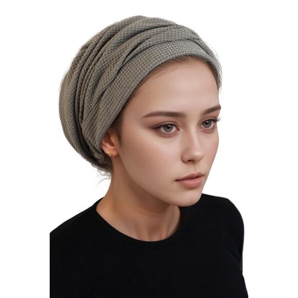 2812 Jewish Head Covering For Women Tichel Slouchy Beanie Beret Snood main image 5